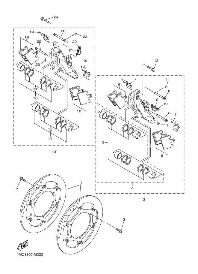 Front Brake Caliper