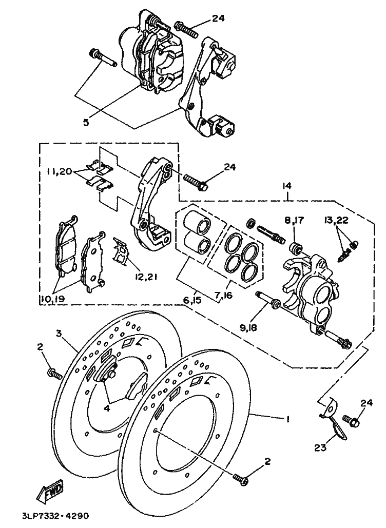 Front Brake Caliper