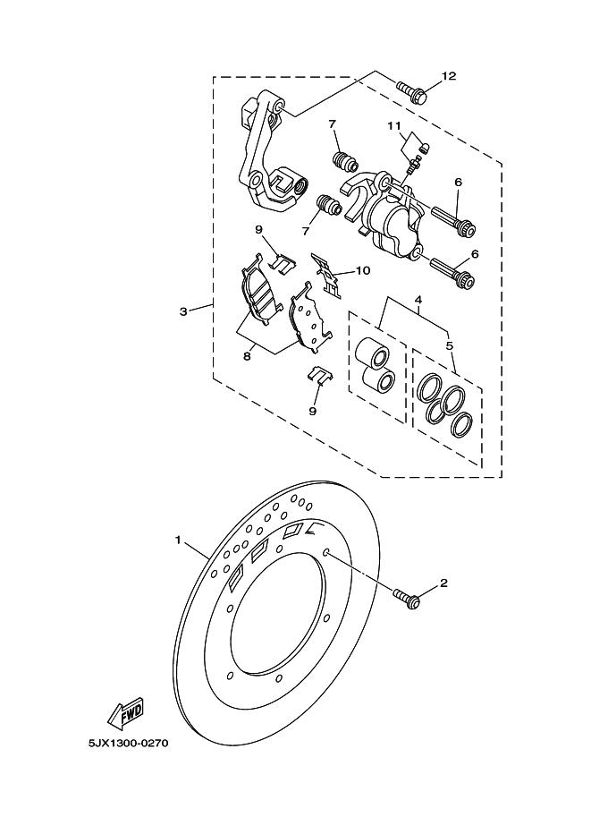 Front Brake Caliper