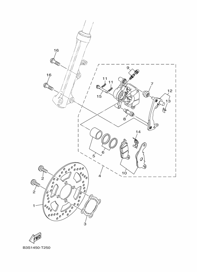 Front Brake Caliper