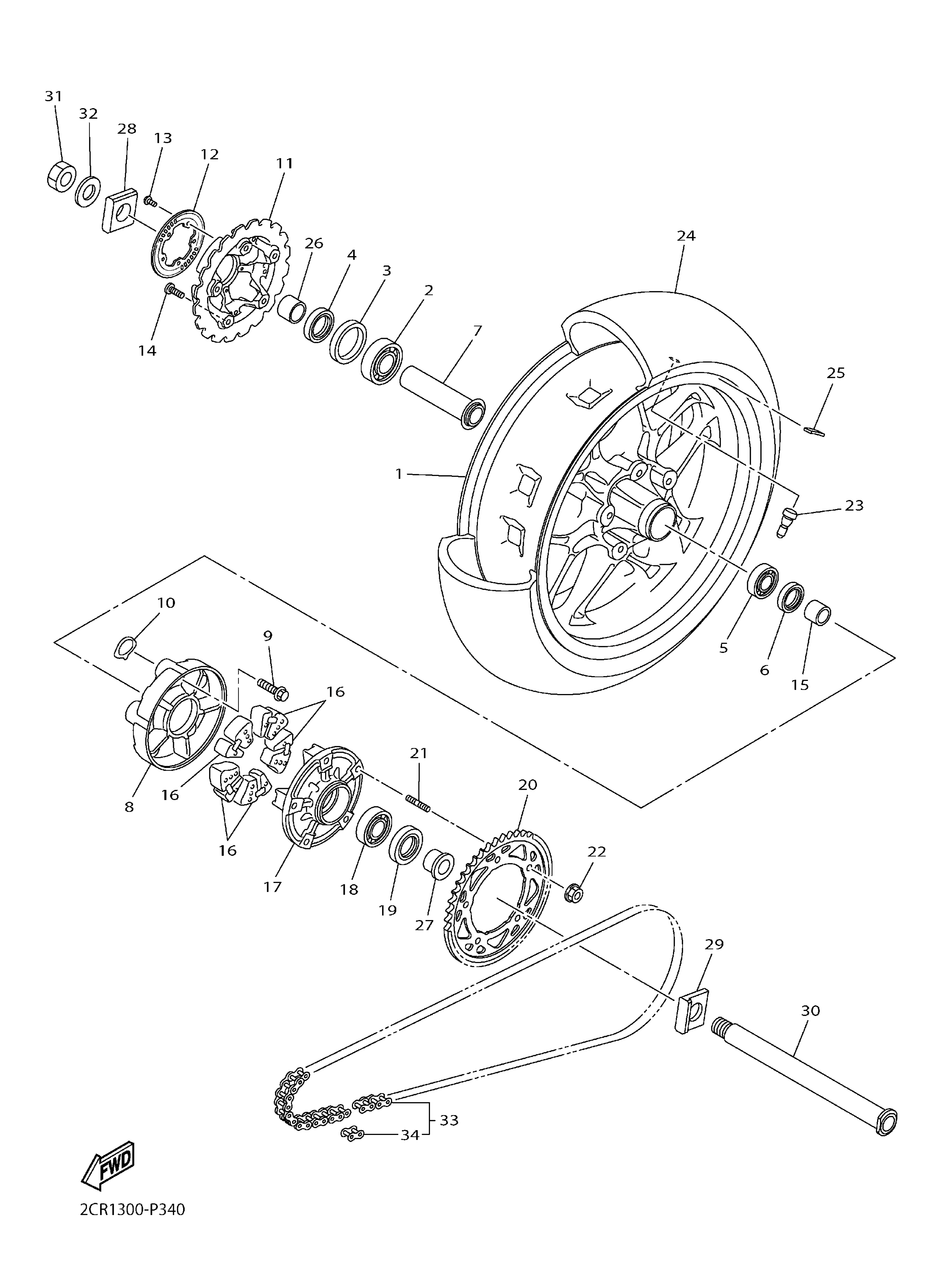 Rear Wheel