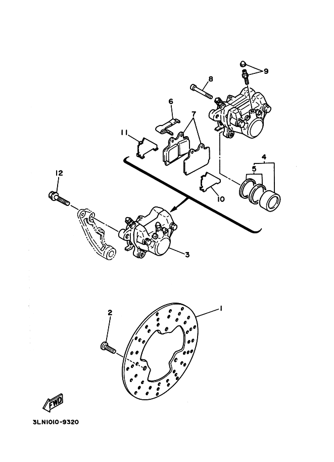 Rear Brake Caliper