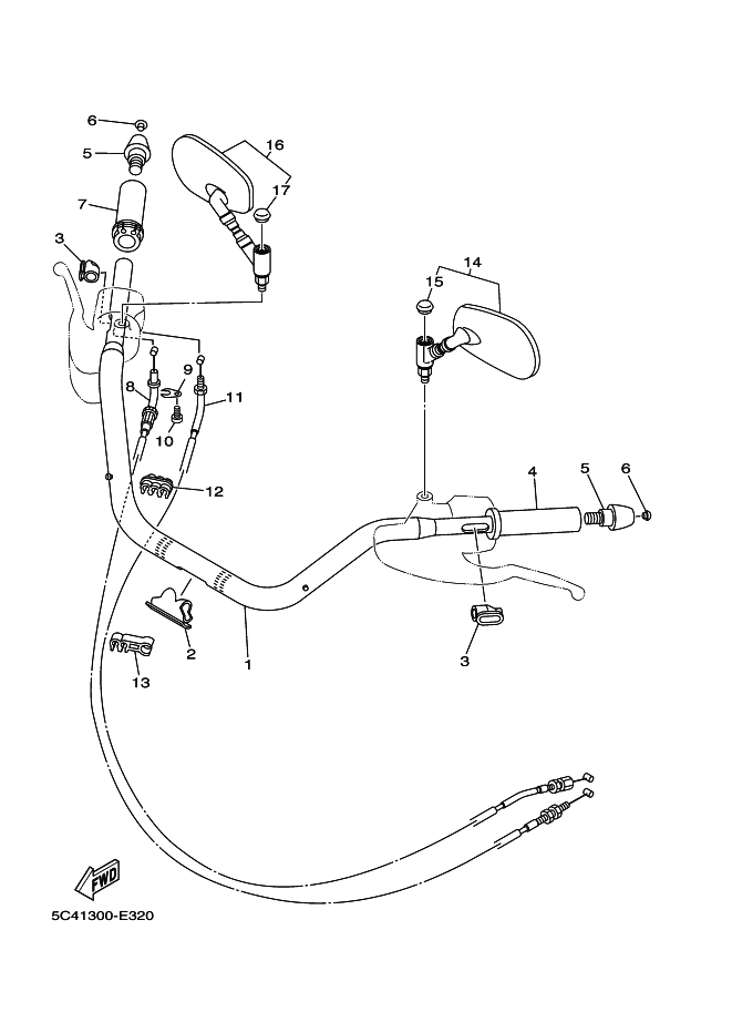 Handlebar Cable