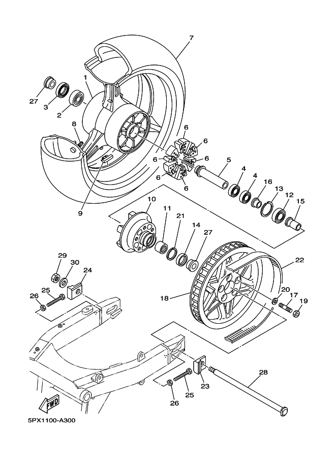 Rear Wheel