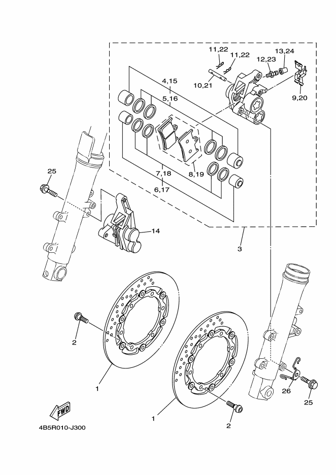 Front Brake Caliper