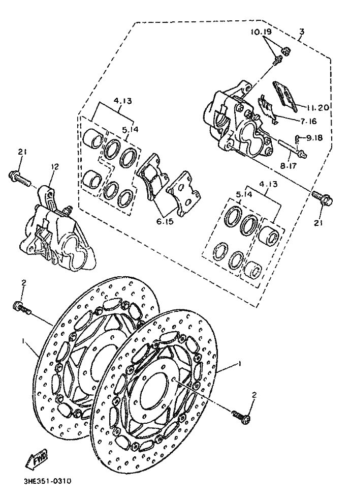Front Brake Caliper