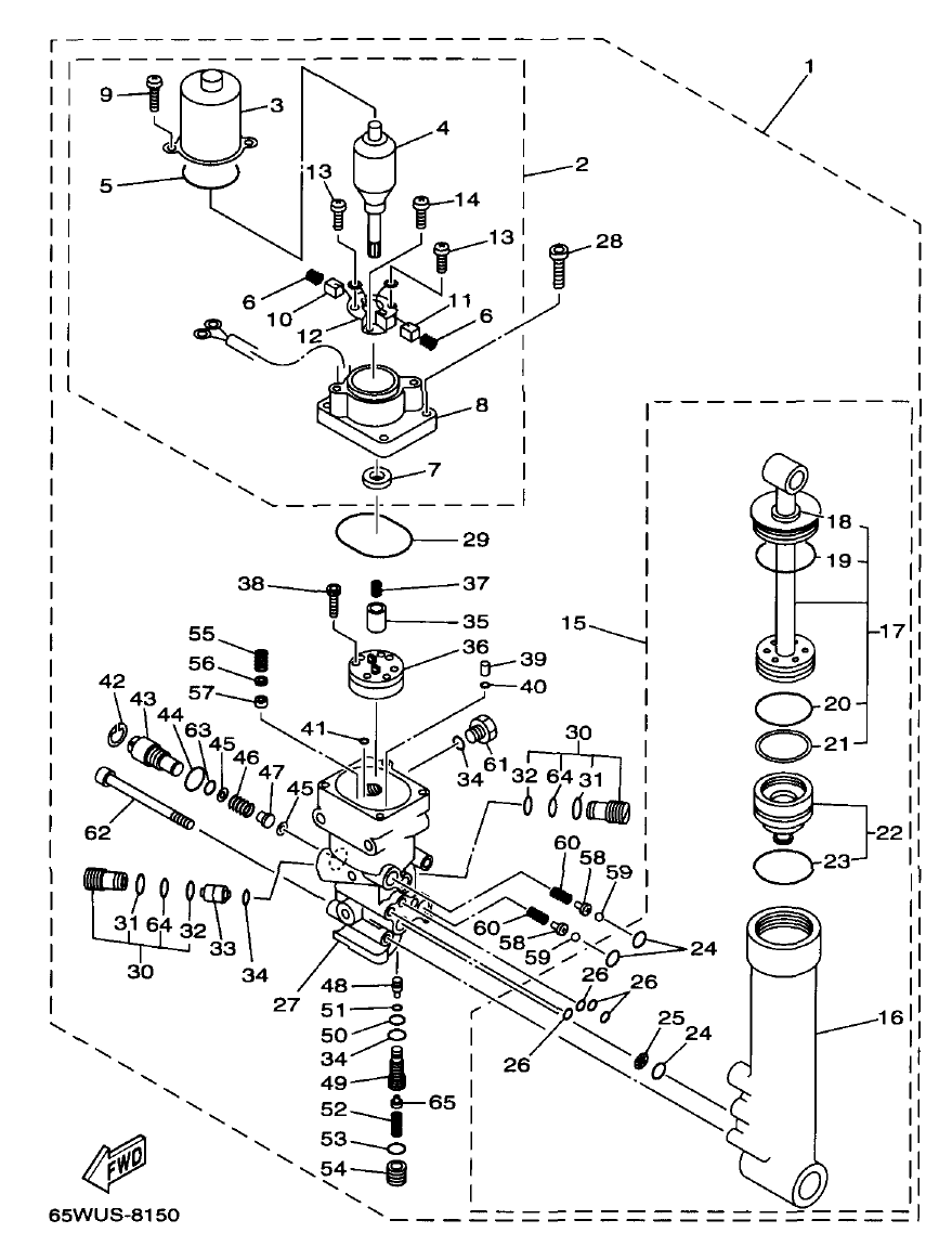 Power Trim Tilt Assembly