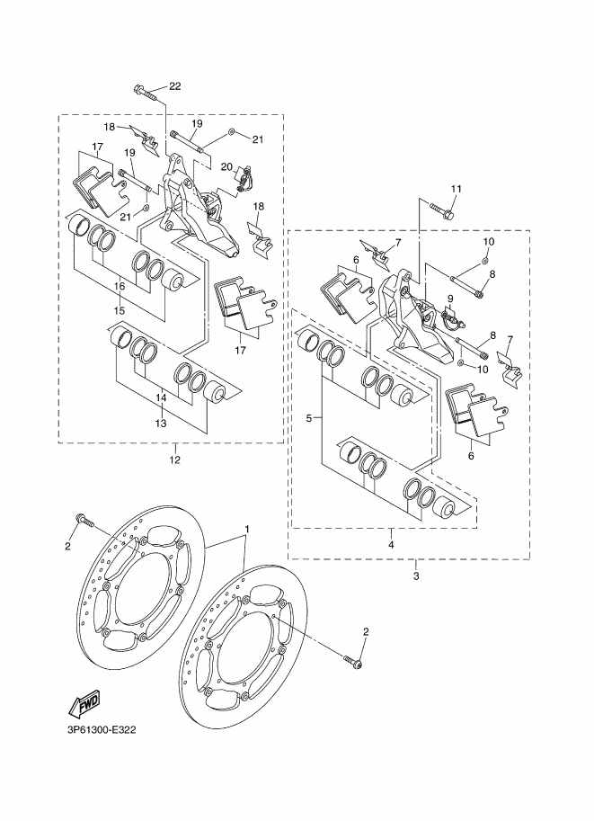 Front Brake Caliper