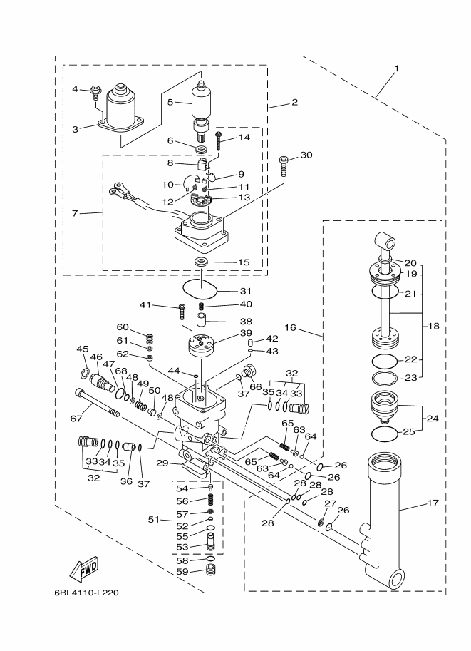 Power Trim & Tilt Assembly