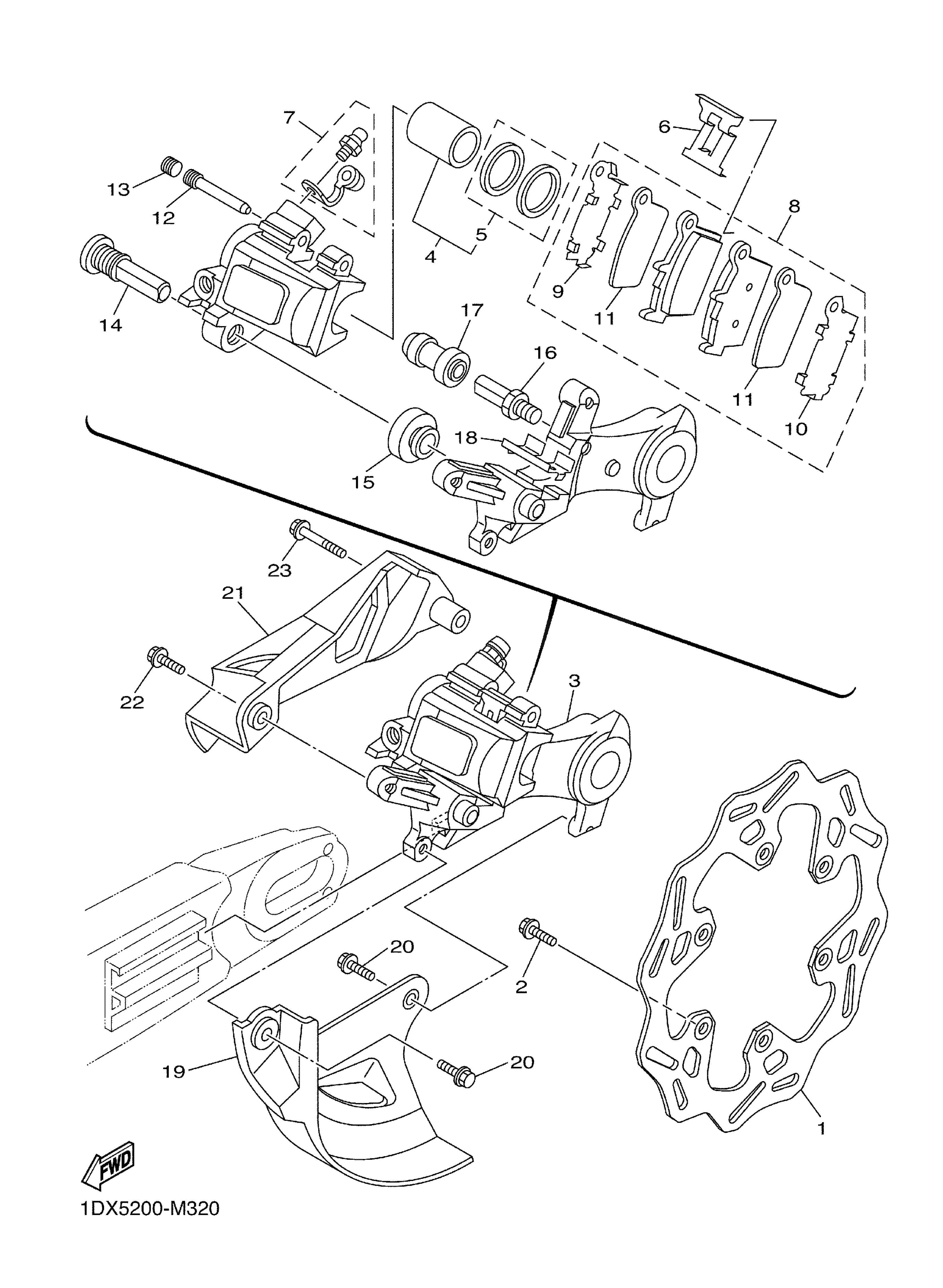 Rear Brake Caliper