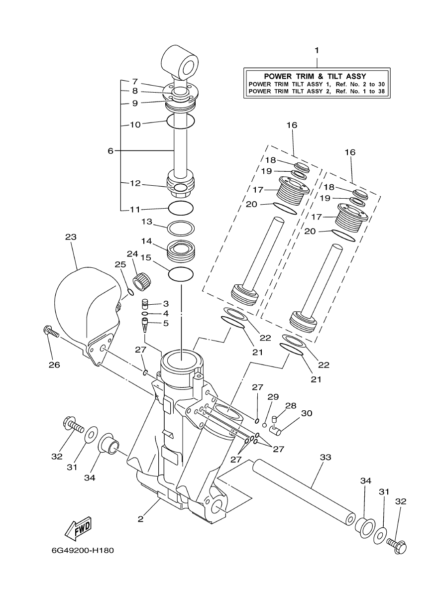 Power Trim & Tilt Assembly