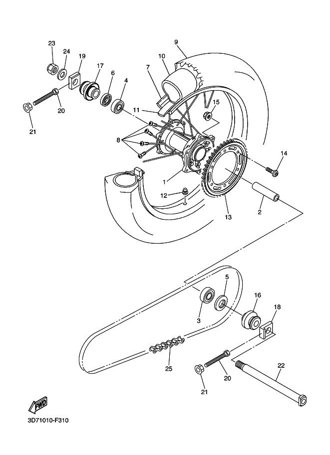 Rear Wheel