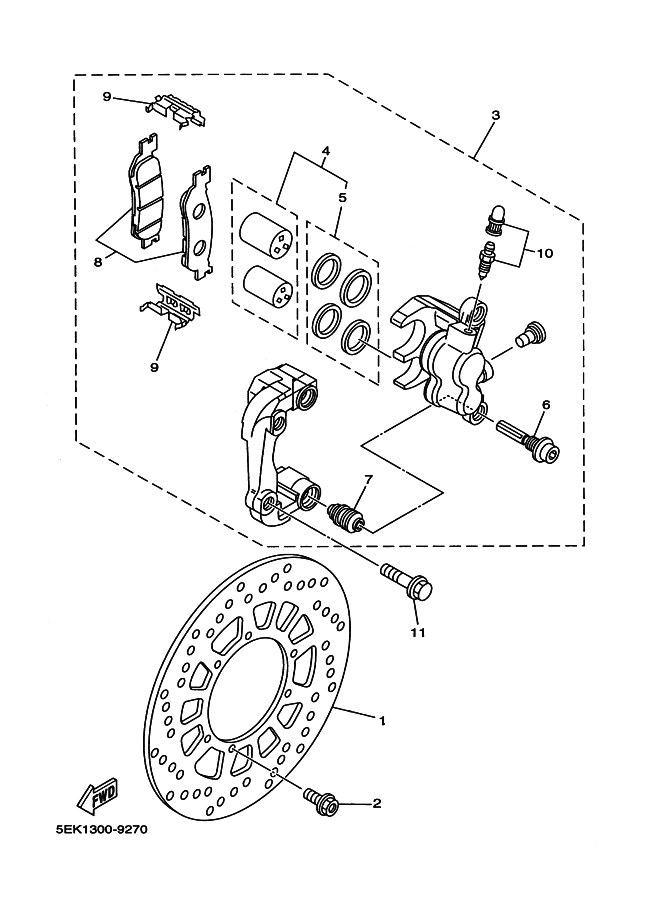 Front Brake Caliper
