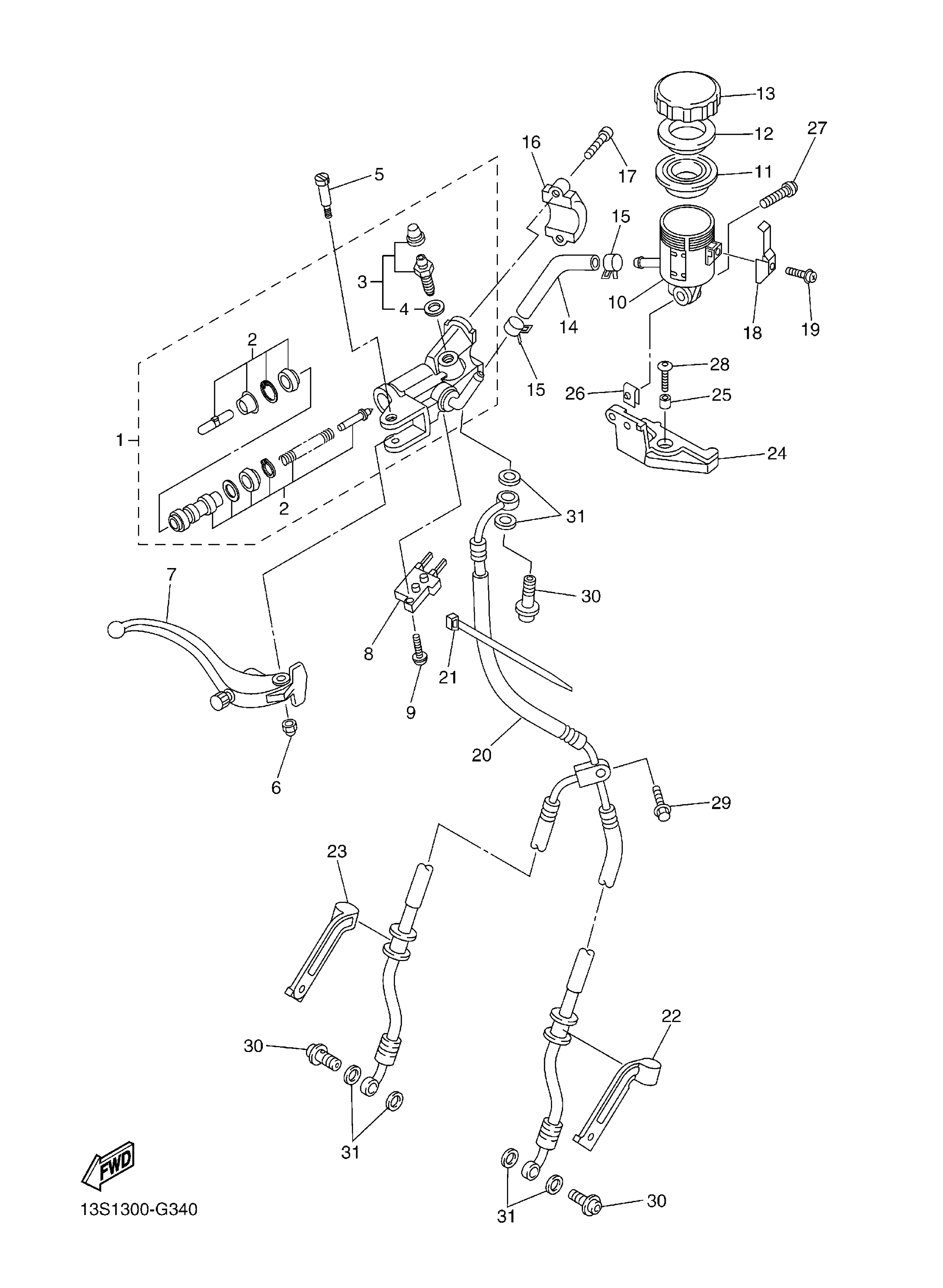 Front Master Cylinder