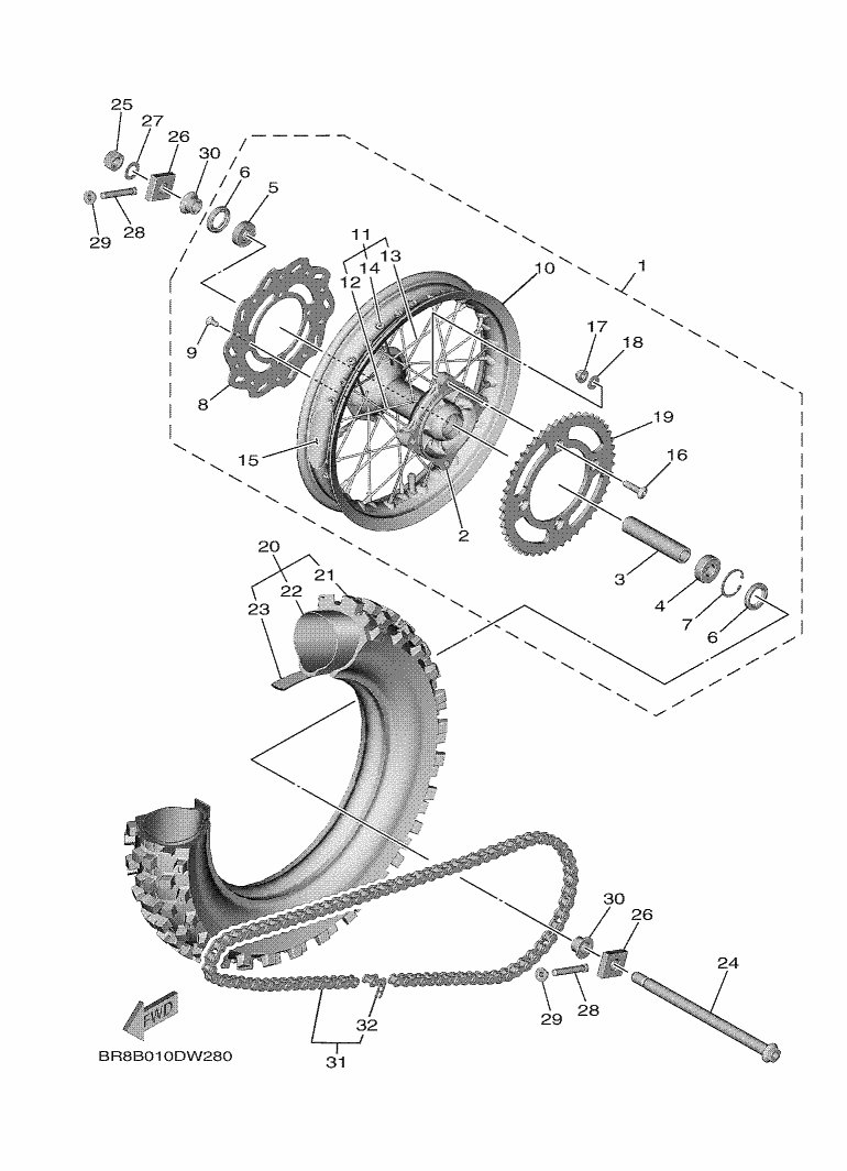 Rear Wheel