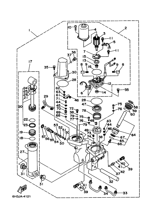 Power Trim Tilt Assembly