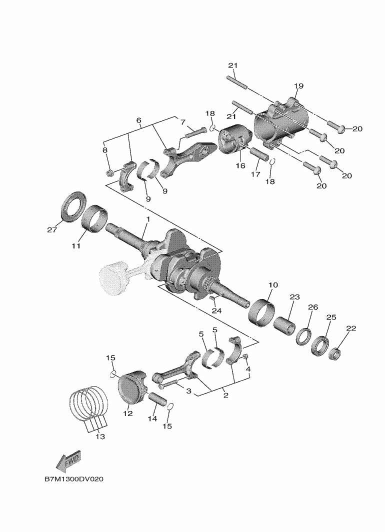 Crank Shaft Piston
