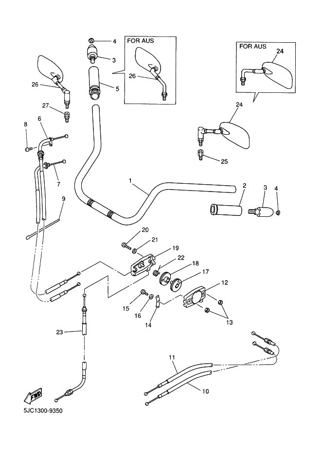 Steering Handle & Cable