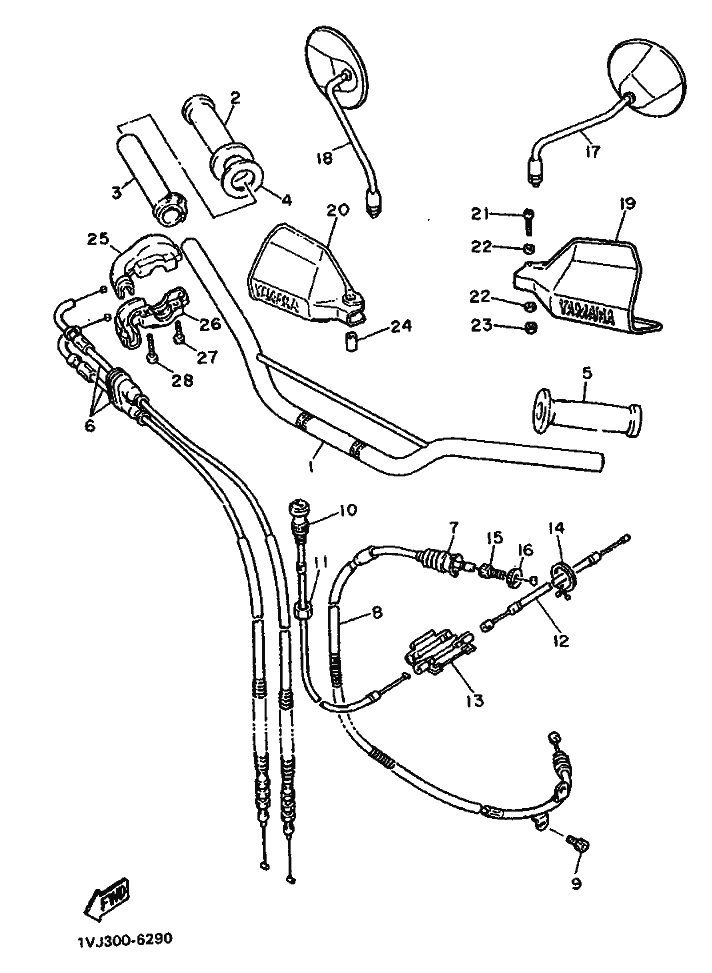 Steering Handle & Cable