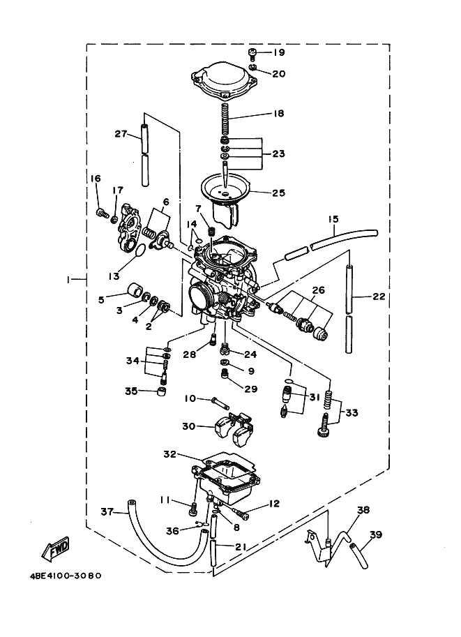 4G01414242A0 Jet, Pilot ( 42.5) Yamaha YoshiParts