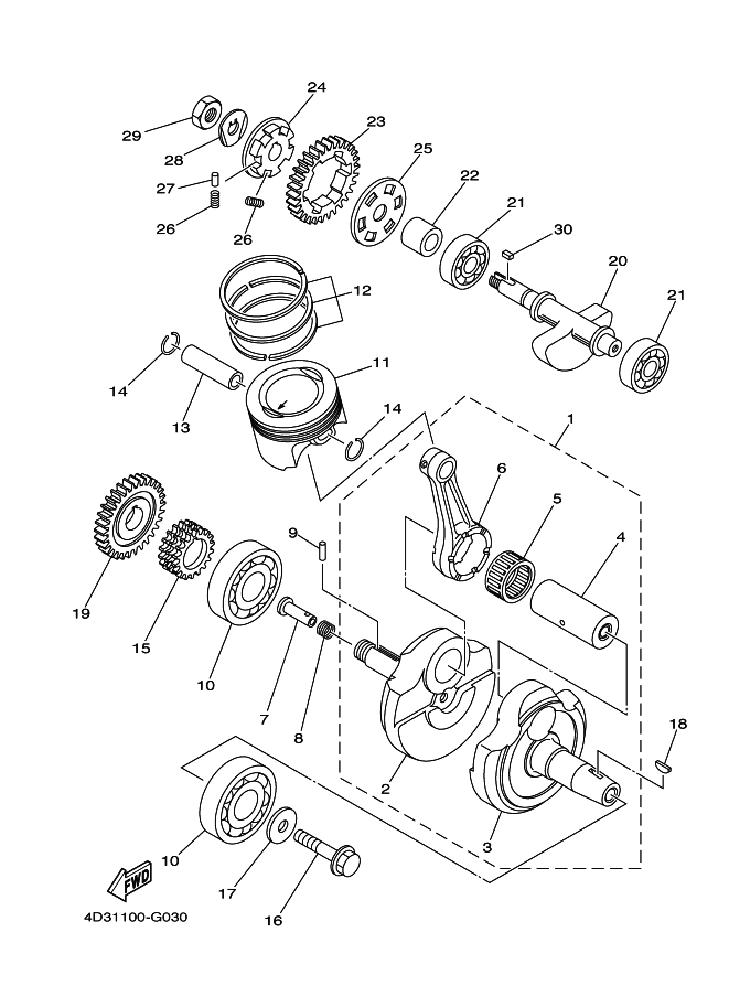 Crank Shaft Piston