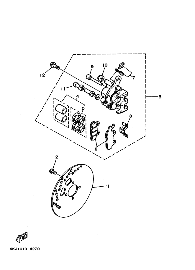Front Brake Caliper