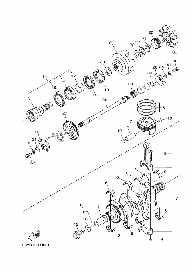 Crank Shaft Piston