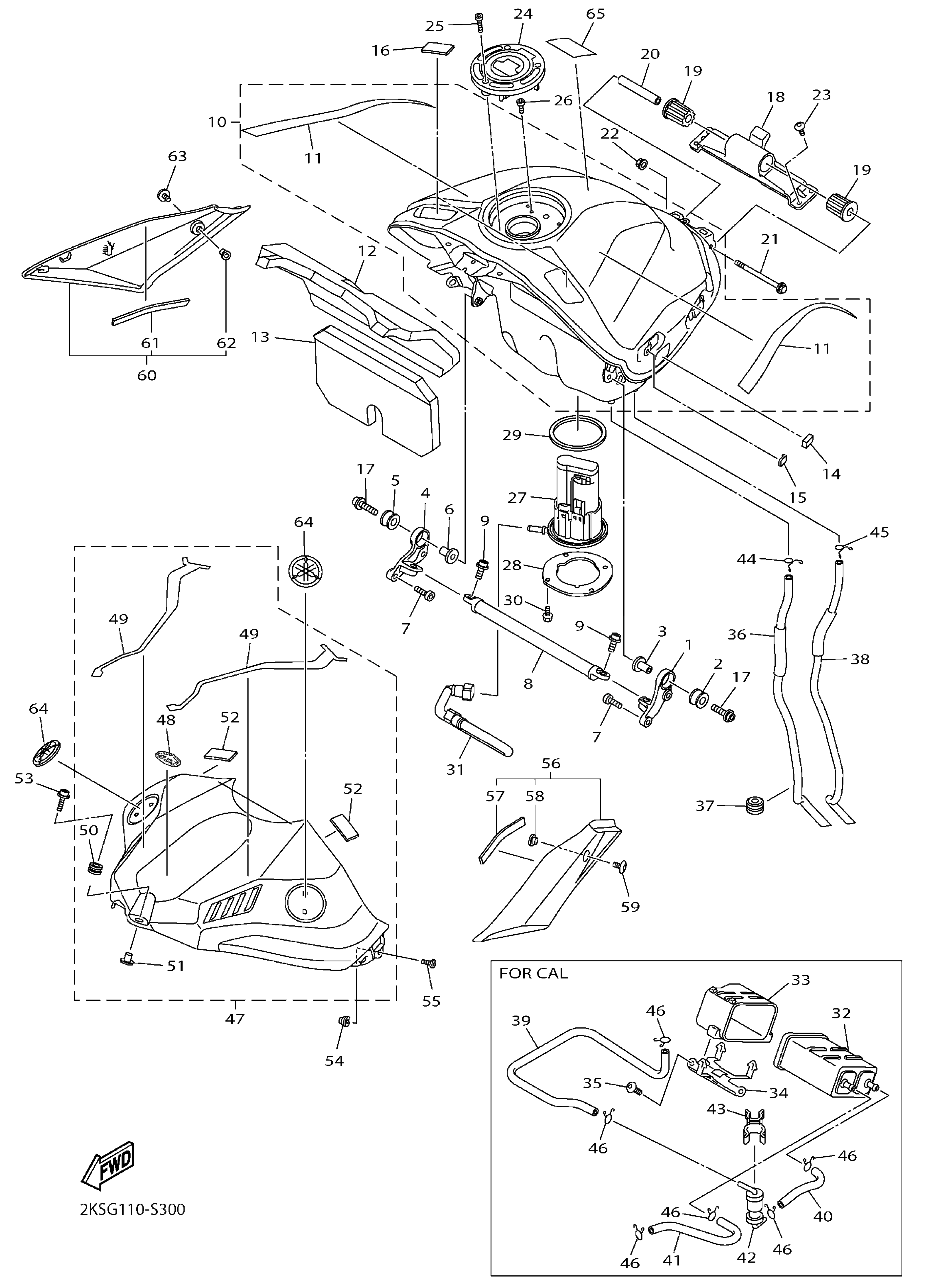 2KS-2416B-00-00 Emblem Yamaha | YoshiParts