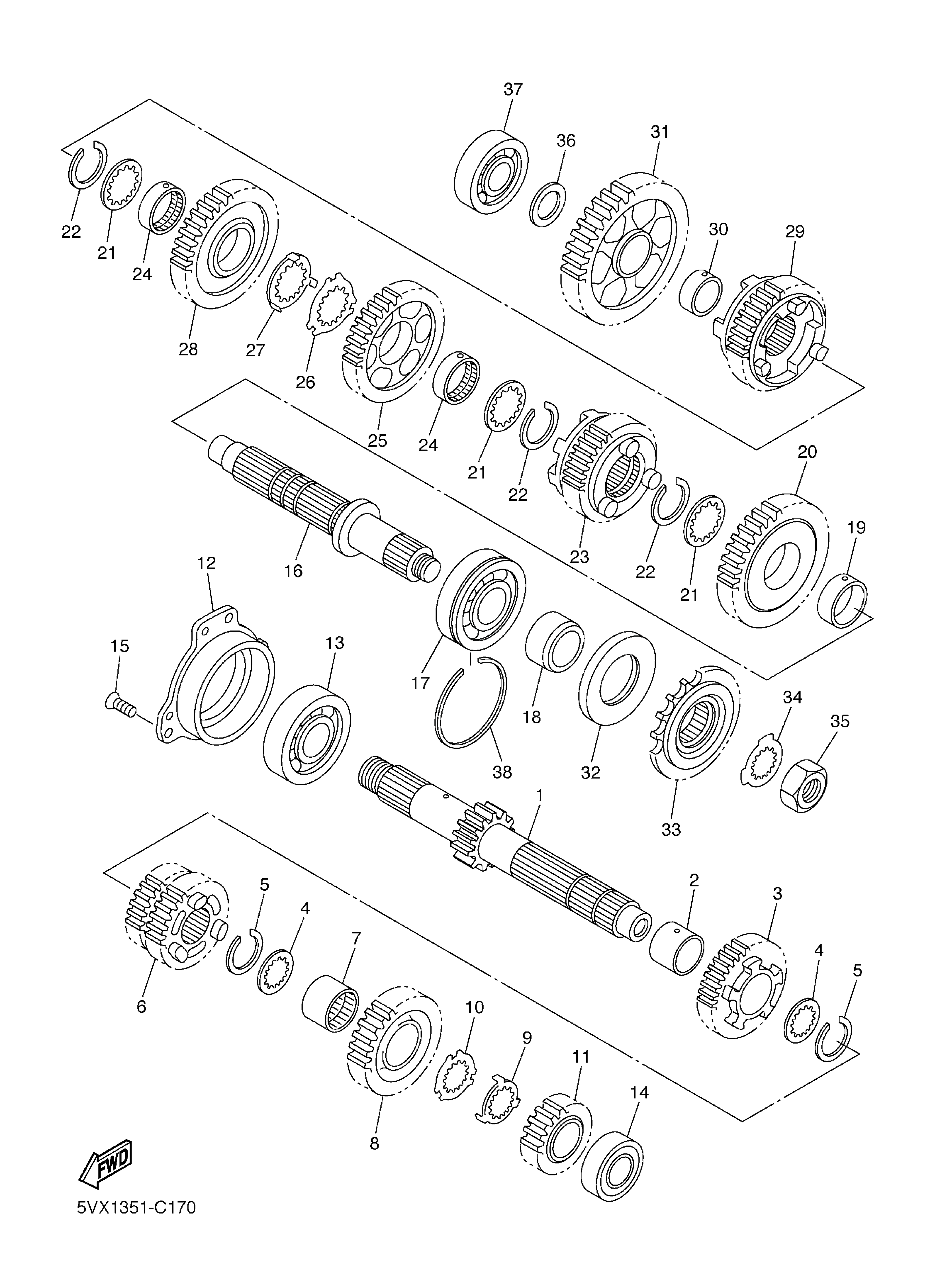 903872813C00 Collar Yamaha YoshiParts