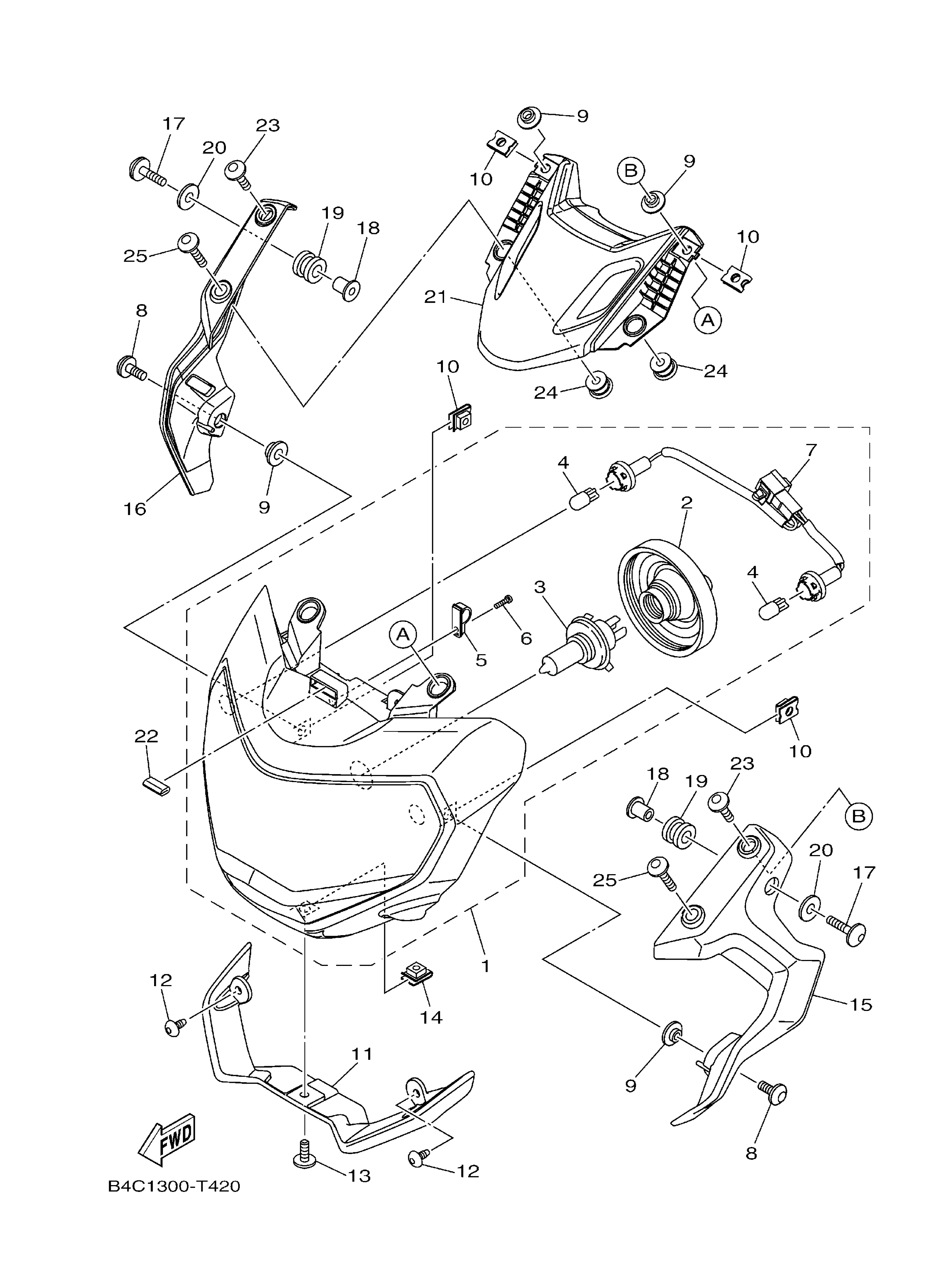 1WS283760000 Trim Yamaha YoshiParts