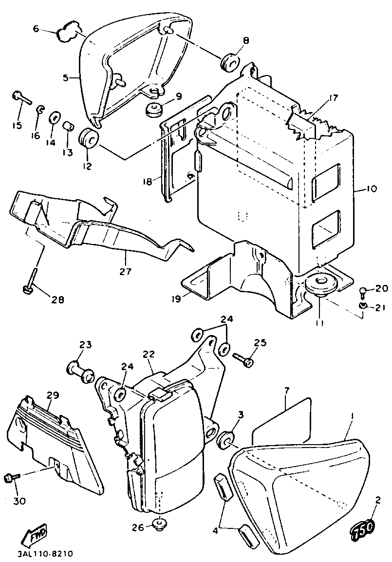 Cubierta lateral