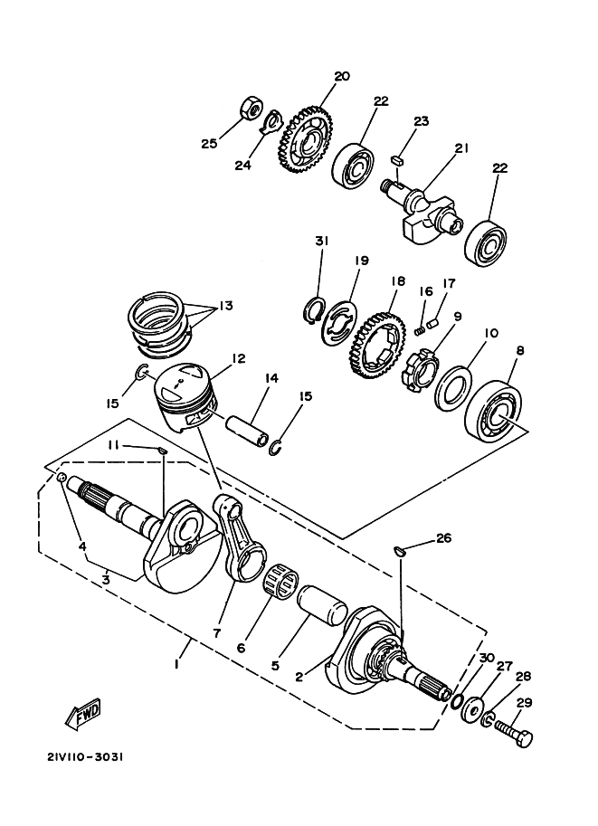 Crankshaft Piston