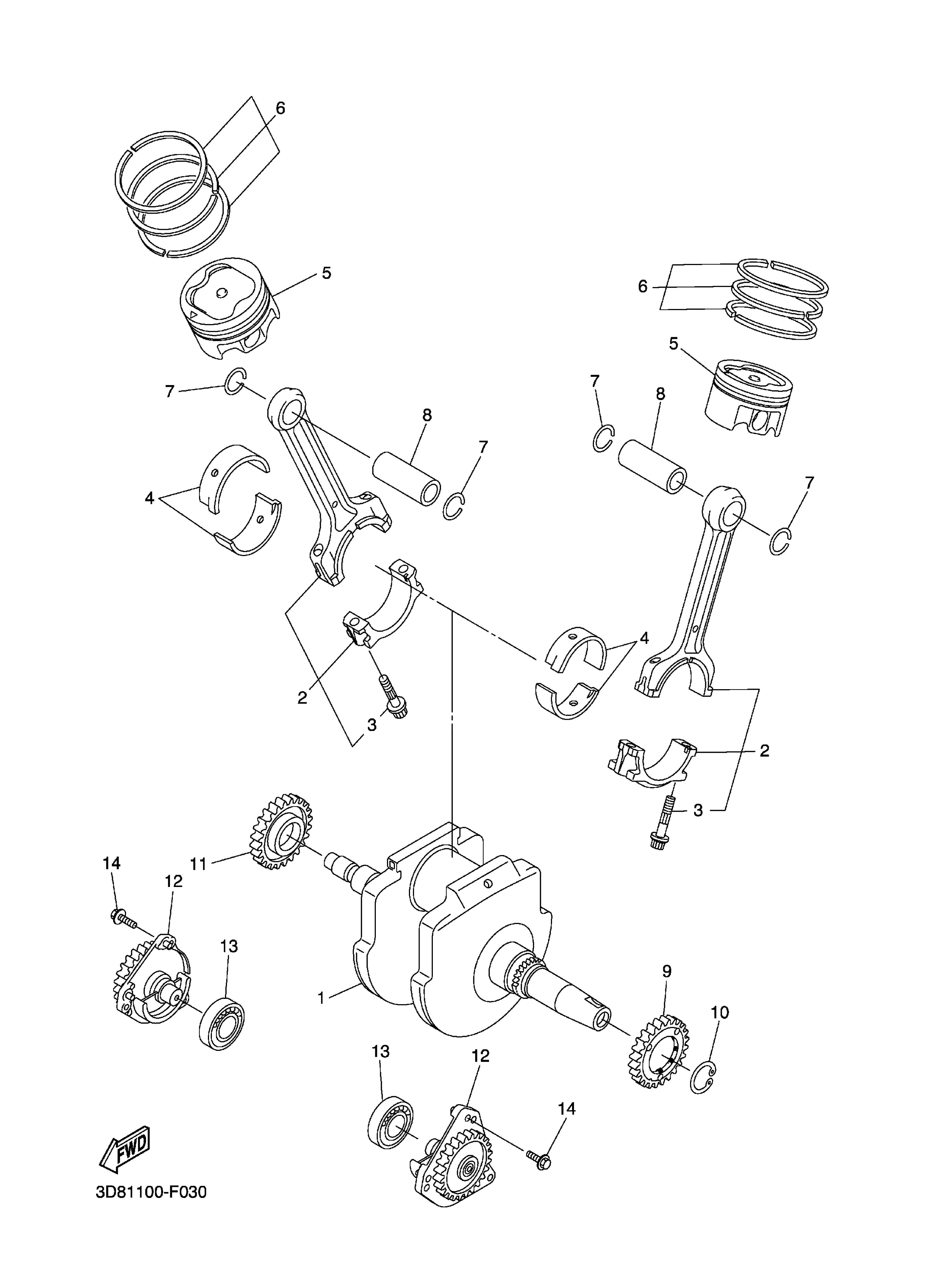 Crankshaft Piston