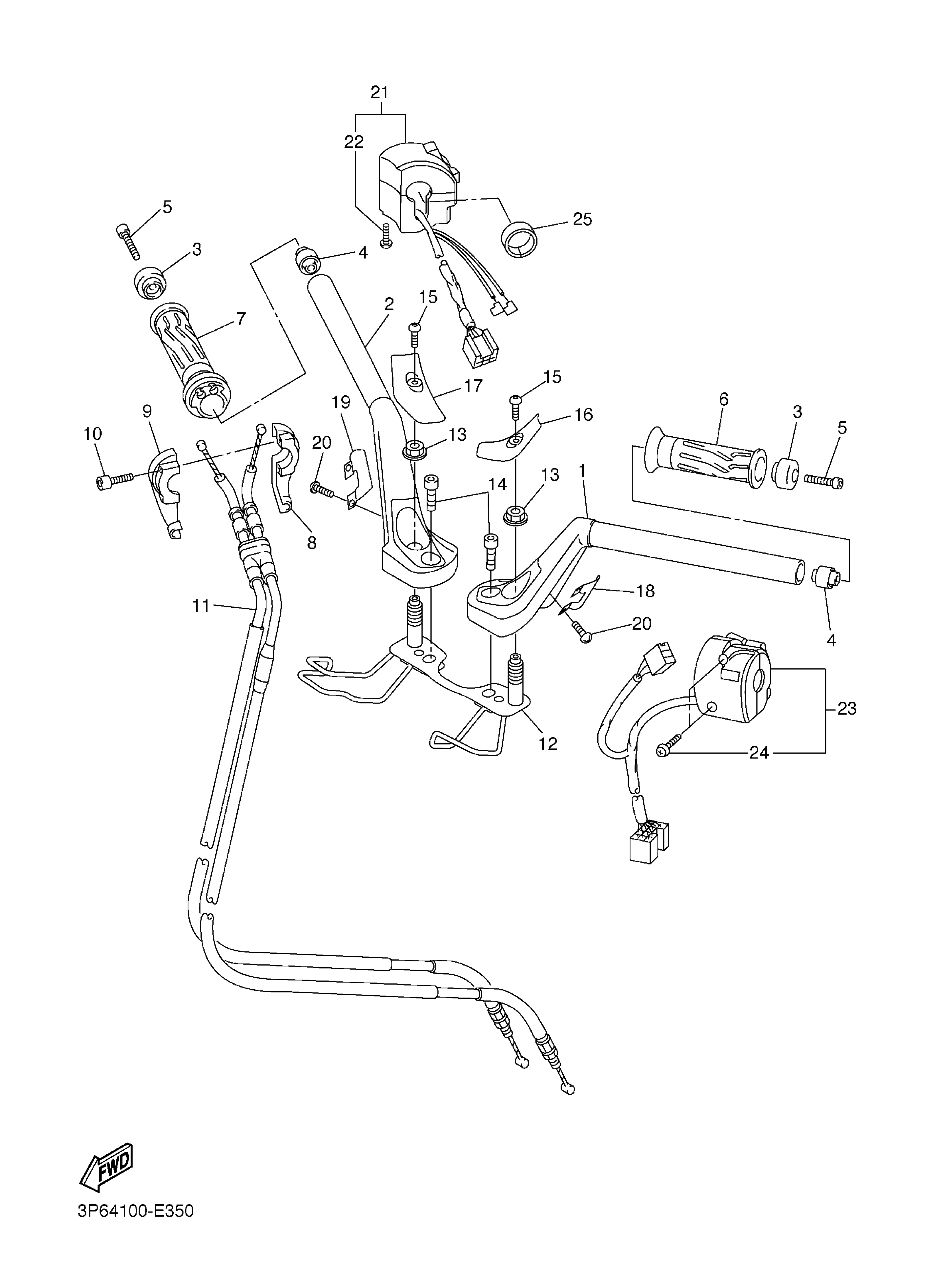 Steering Handle Cable