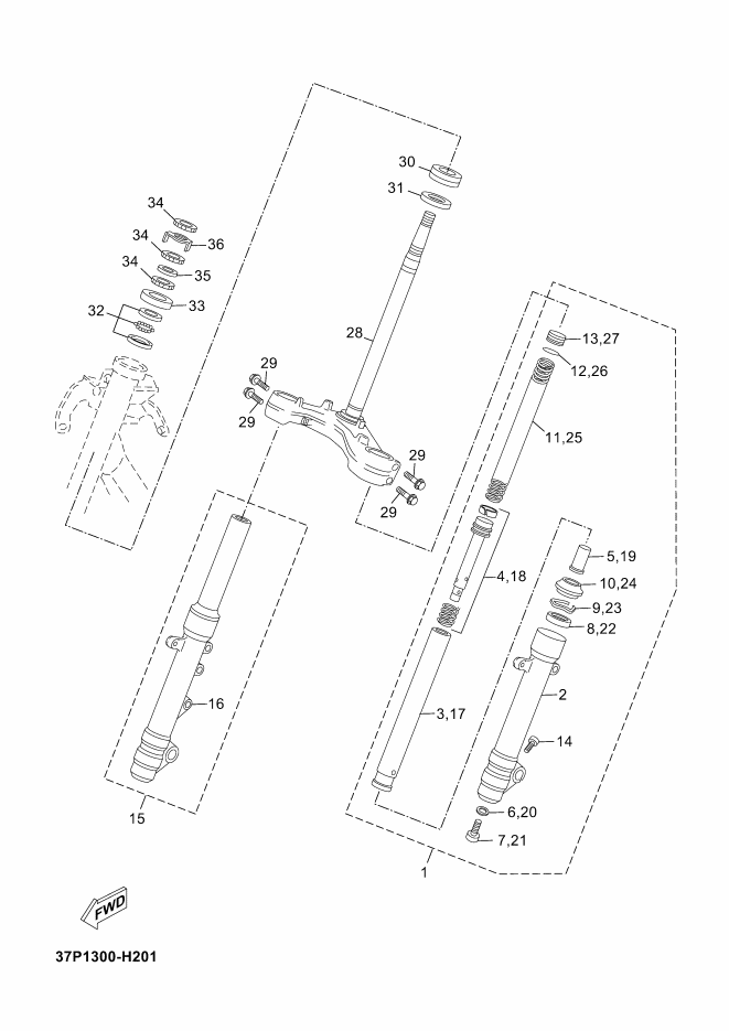37PF31450000 OIL SEAL Yamaha YoshiParts