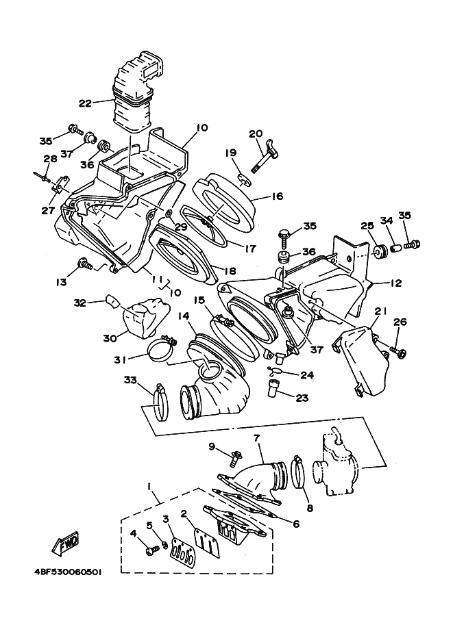 3XP-14459-00-00 Holder, Guide Yamaha | YoshiParts